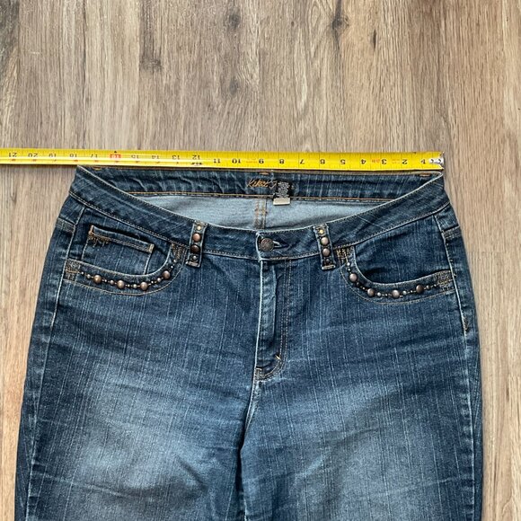 KeKit Vintage‎ Retro Denim Blue Jeans Bootcut Size 14 - Picture 6 of 7